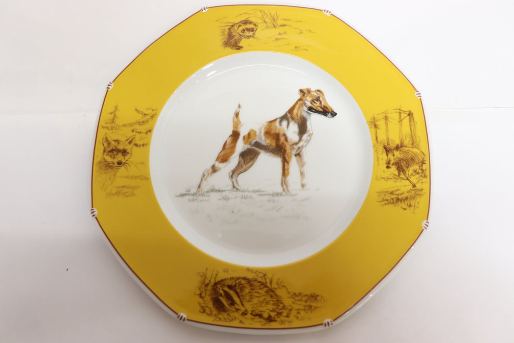 Hermes Chasse Chiens Courants Plate Set of 3 Pédrix Dog From Japan 123 6423949 - World Quickdo