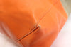 Celine Horizontal Cabas Leather Tote Bag Orange Gray From Japan 002 6423010 - World Quickdo