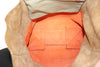Celine Horizontal Cabas Leather Tote Bag Orange Gray From Japan 002 6423010 - World Quickdo