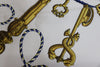 Hermes Carre 90 Silk Scarf "LES CLES "From Japan 218 6423452 - World Quickdo