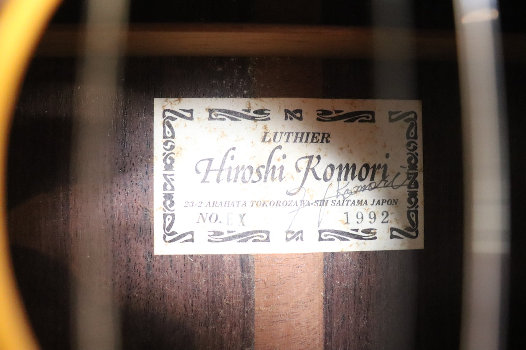 Hiroshi Komori No.EX Classical Guitar 1992 From Japan 082 6425989 - World Quickdo