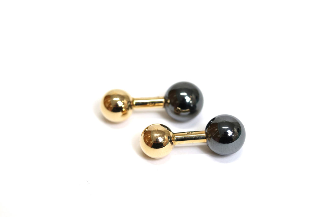 Tiffany&Co. Cufflinks Onyx 14K 585 Yellow Gold From Japan 218 6401703 - World Quickdo