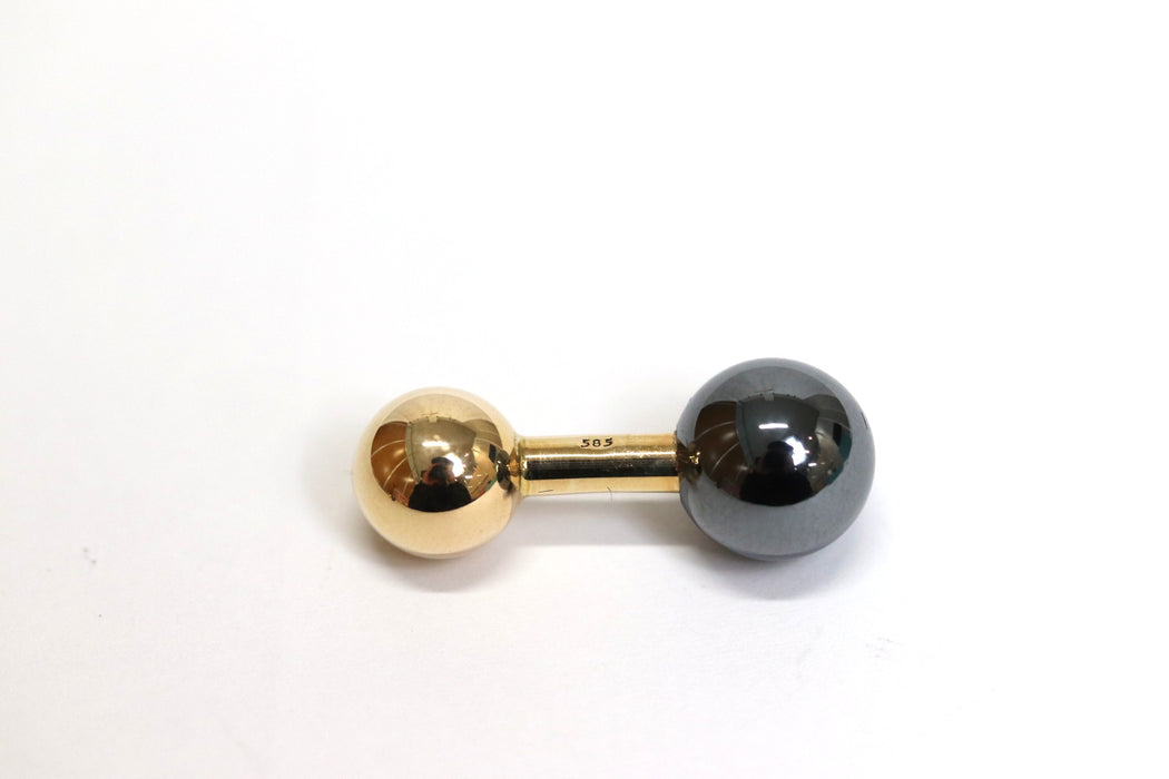Tiffany&Co. Cufflinks Onyx 14K 585 Yellow Gold From Japan 218 6401703 - World Quickdo