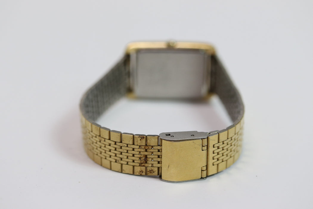 Seiko Tank Square Watch 2G28-5010 Quartz Small Second 25mm From JPN 001 6333859 - World Quickdo
