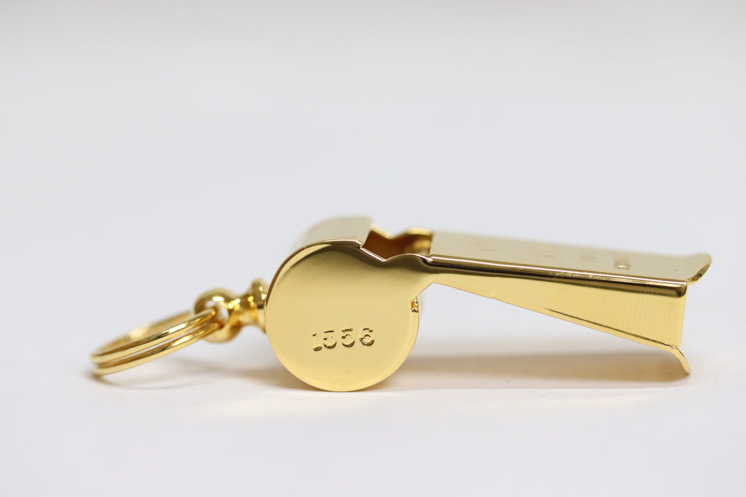 2002 FIFA World Cup Whistle Gold Tone With Case From Japan 078 6427002