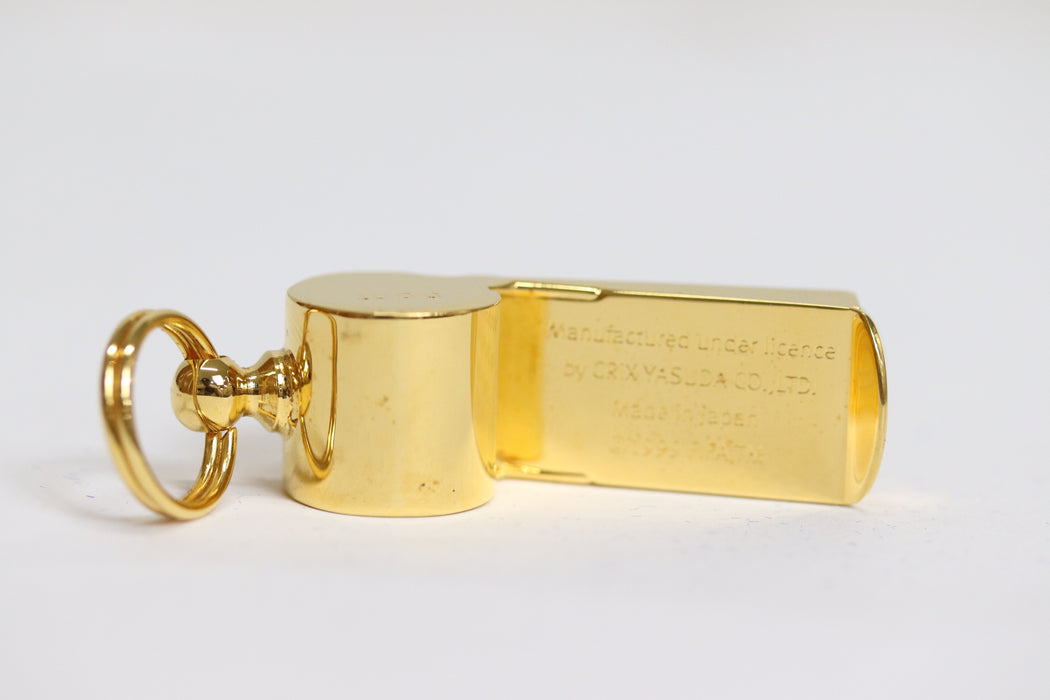 2002 FIFA World Cup Whistle Gold Tone With Case From Japan 078 6427002