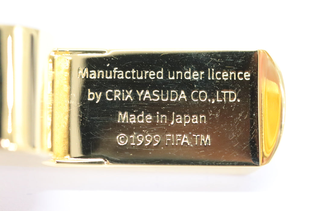 2002 FIFA World Cup Whistle Gold Tone With Case From Japan 078 6427002
