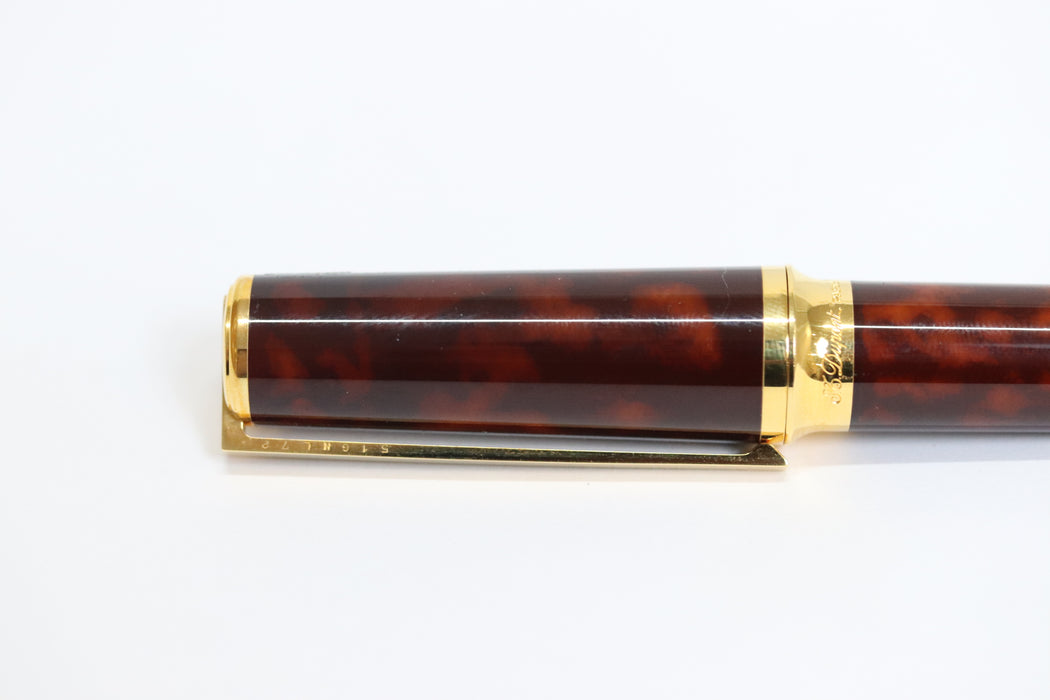 S.T. Dupont Laque De Chine Fountain Pen 750 Nib From Japan 218 6428167
