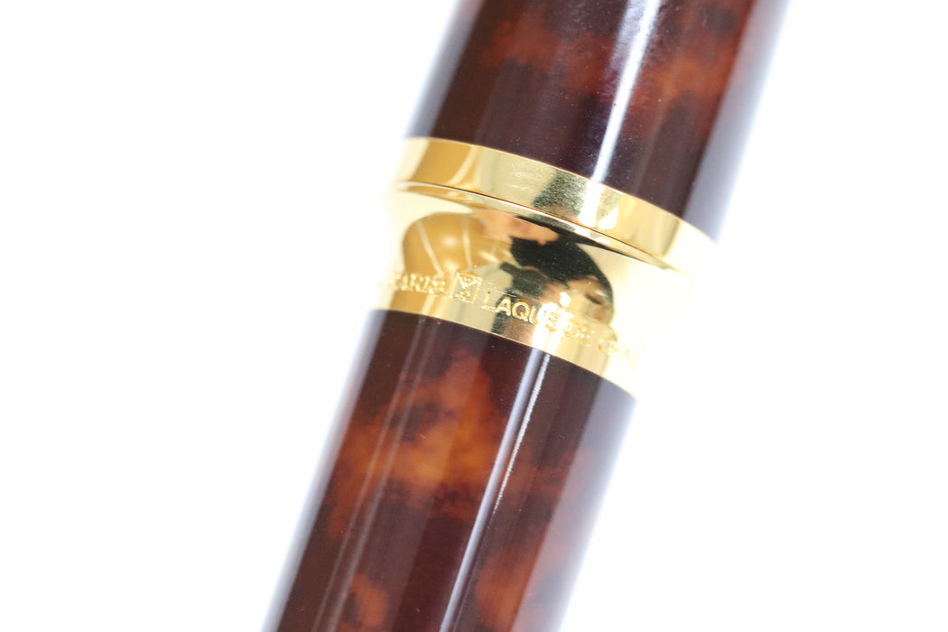 S.T. Dupont Laque De Chine Fountain Pen 750 Nib From Japan 218 6428167