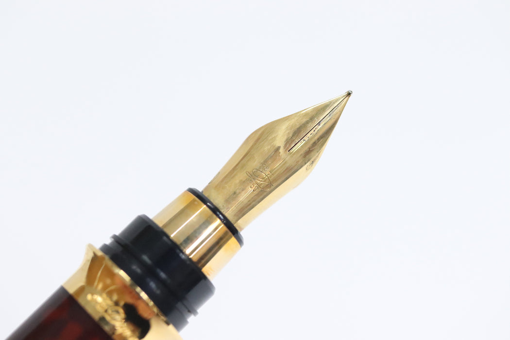 S.T. Dupont Laque De Chine Fountain Pen 750 Nib From Japan 218 6428167