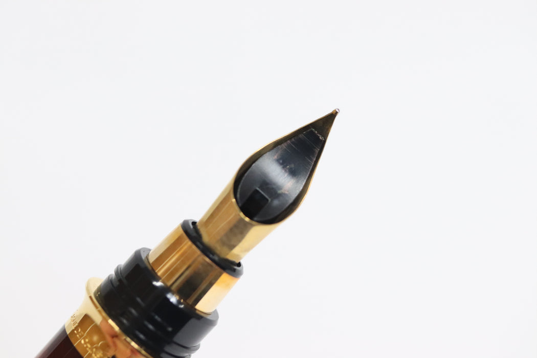 S.T. Dupont Laque De Chine Fountain Pen 750 Nib From Japan 218 6428167