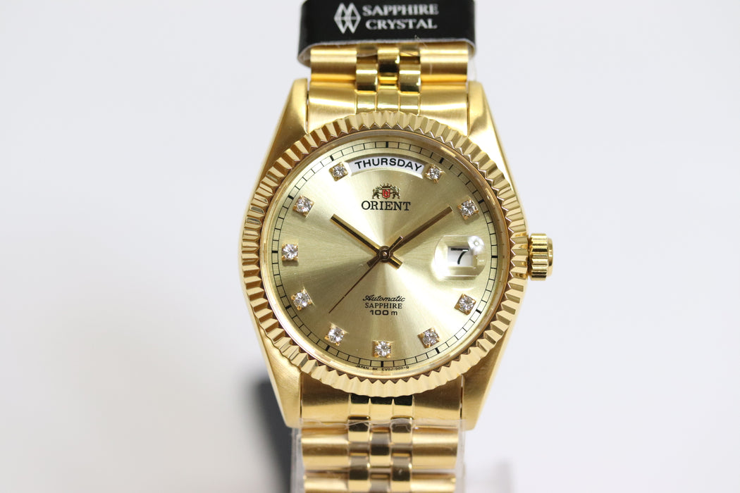 Orient President Automatic DayDate Watch SEV0J001GY 36mm From Japan 285 6428624