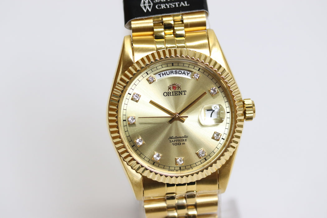 Orient President Automatic DayDate Watch SEV0J001GY 36mm From Japan 285 6428624