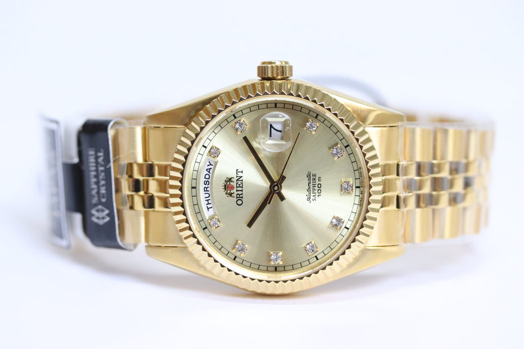 Orient President Automatic DayDate Watch SEV0J001GY 36mm From Japan 285 6428624