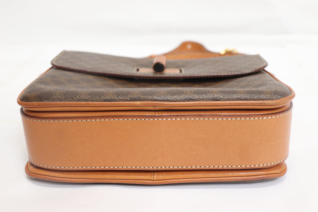 Celine Macadam Turn Lock Shoulder Bag From Japan 054 6428655