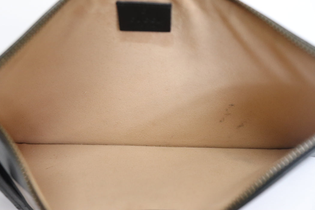 Gucci Leather Clutch Bag Life is Gucci 445597 From Japan 272 6429407