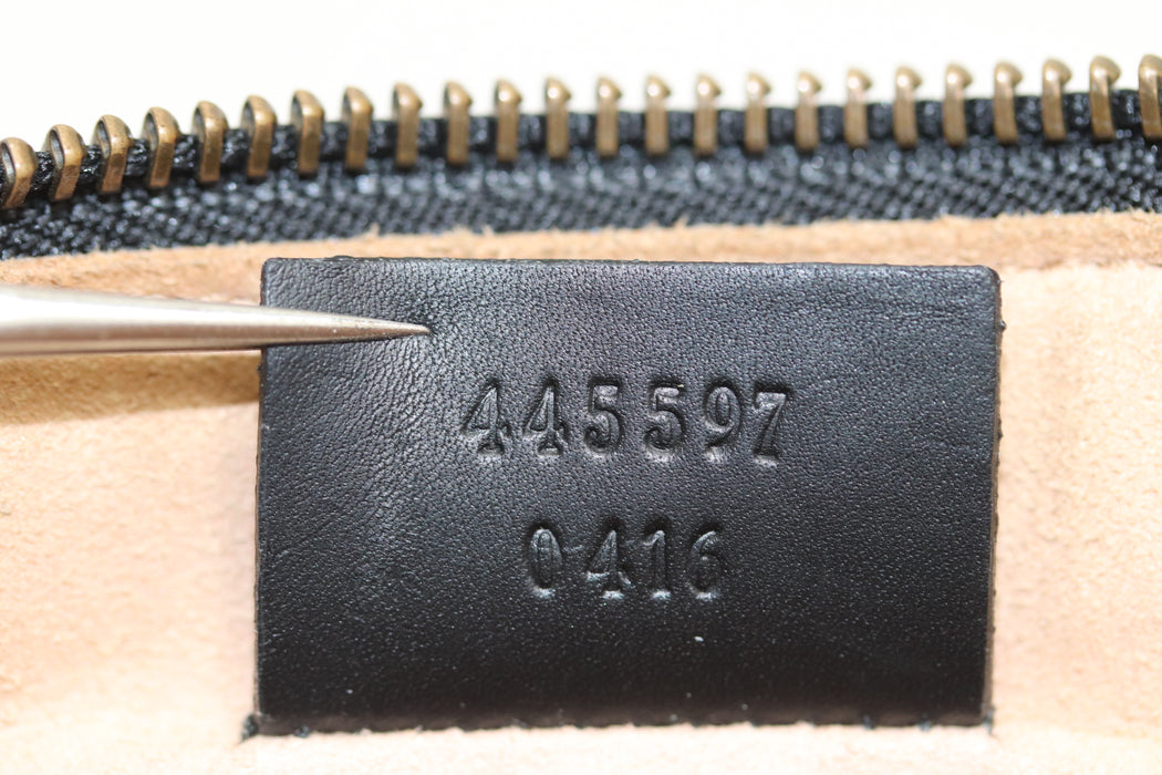 Gucci Leather Clutch Bag Life is Gucci 445597 From Japan 272 6429407
