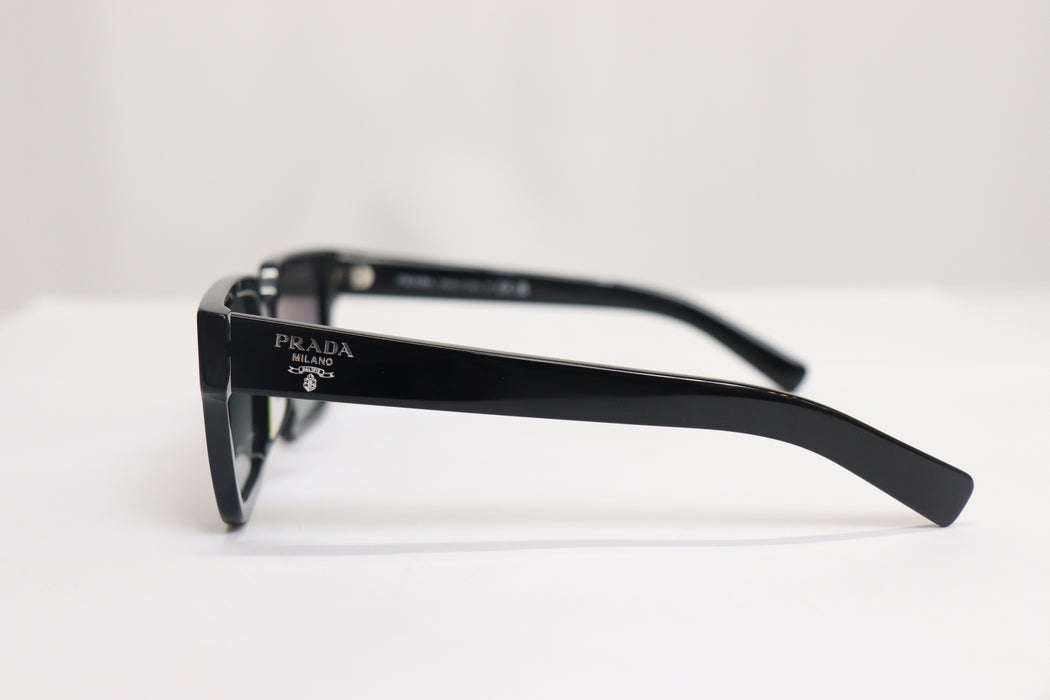 Prada Black Frame Sunglasses SPR03Z-F 55 17-140 With Case From JPN 272 6429402