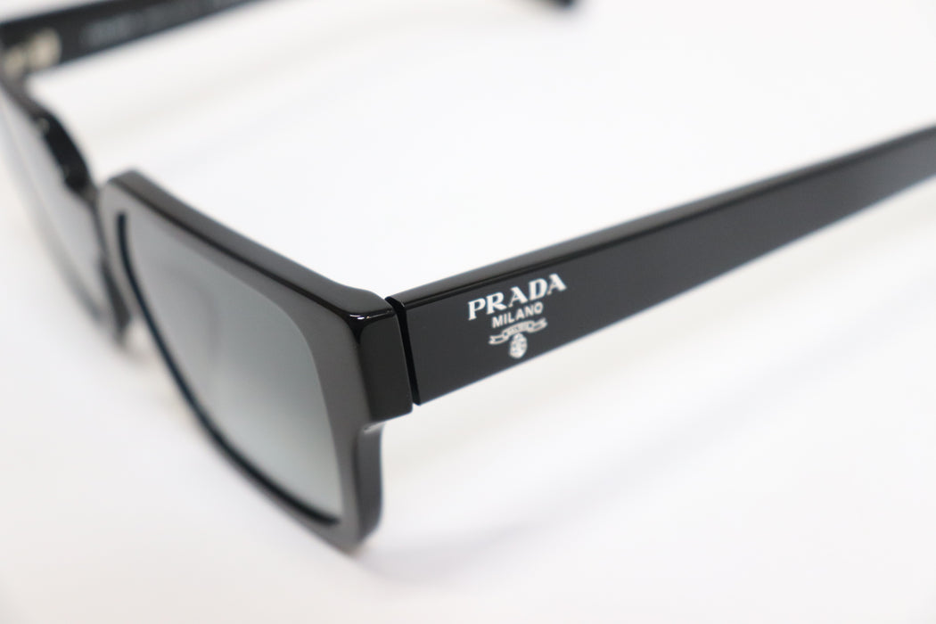 Prada Black Frame Sunglasses SPR03Z-F 55 17-140 With Case From JPN 272 6429402