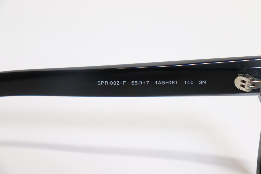 Prada Black Frame Sunglasses SPR03Z-F 55 17-140 With Case From JPN 272 6429402