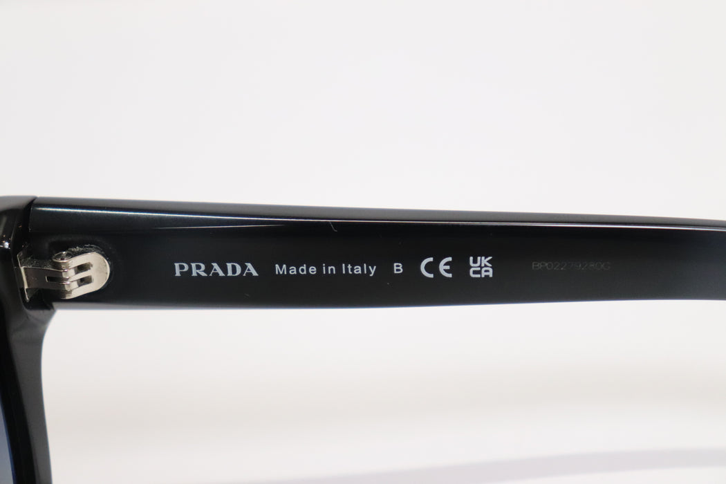 Prada Black Frame Sunglasses SPR03Z-F 55 17-140 With Case From JPN 272 6429402
