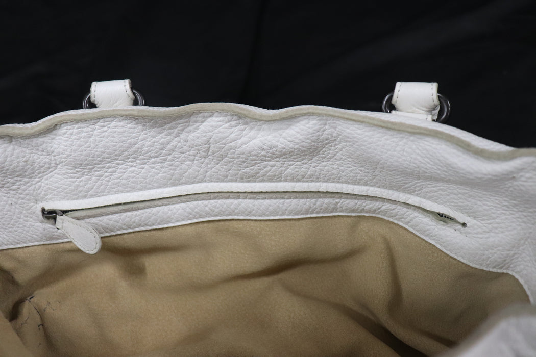 BOTTEGA VENETA Intrecciato Tote Handbag 173185 leather White 272 6429404