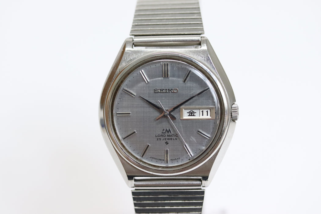 Seiko Lord Matic 5606-7010 25 Jewels Automatic Day Date 36mm 231 6429526