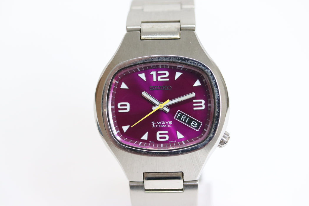 Seiko S-Wave Automatic Watch 7S26-5010 37mm From Japan 231 6429514