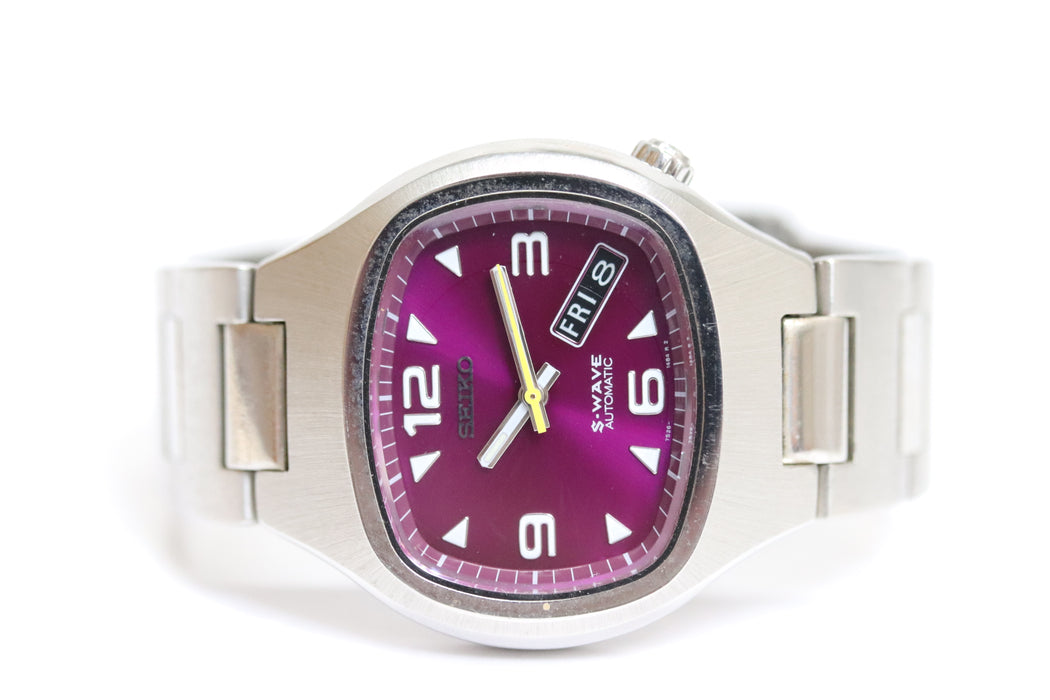 Seiko S-Wave Automatic Watch 7S26-5010 37mm From Japan 231 6429514