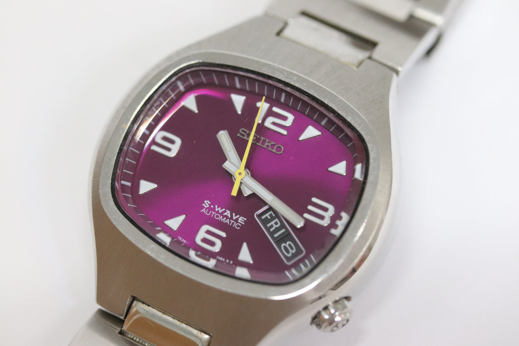 Seiko S-Wave Automatic Watch 7S26-5010 37mm From Japan 231 6429514