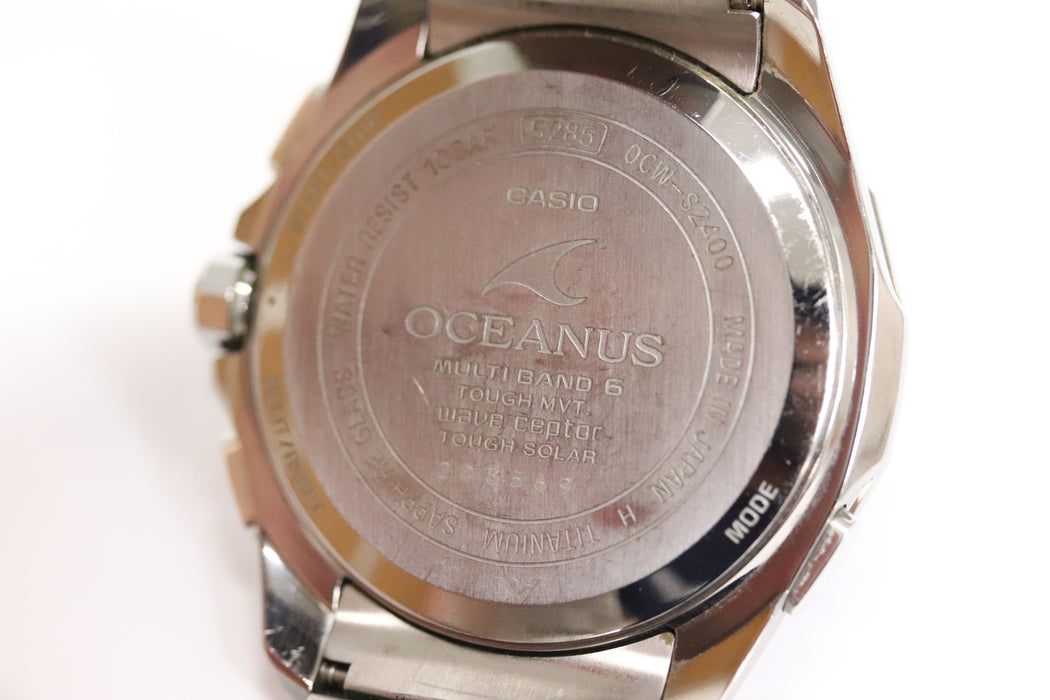Casio Oceanus Solar Watch 0CW-S2400 40mm From Japan 284 6430016