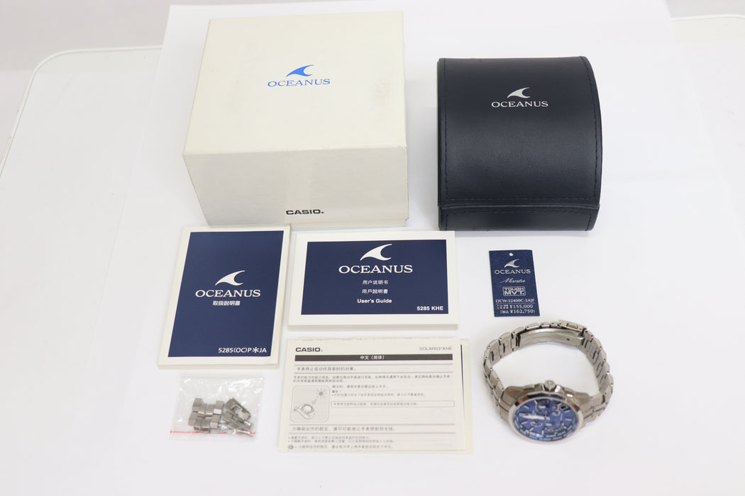 Casio Oceanus Solar Watch 0CW-S2400 40mm From Japan 284 6430016