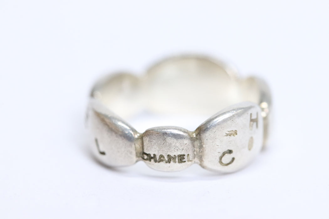 Chanel Silver 925 Ring US5 With Case From Japan 218 6430199 - World Quickdo
