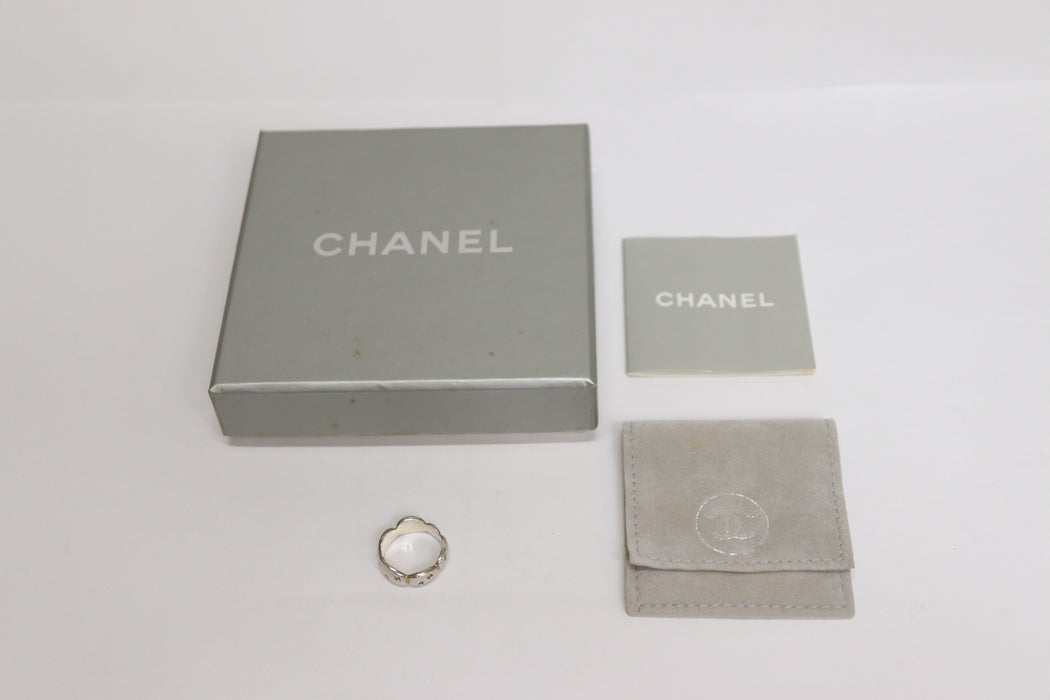 Chanel Silver 925 Ring US5 With Case From Japan 218 6430199 - World Quickdo