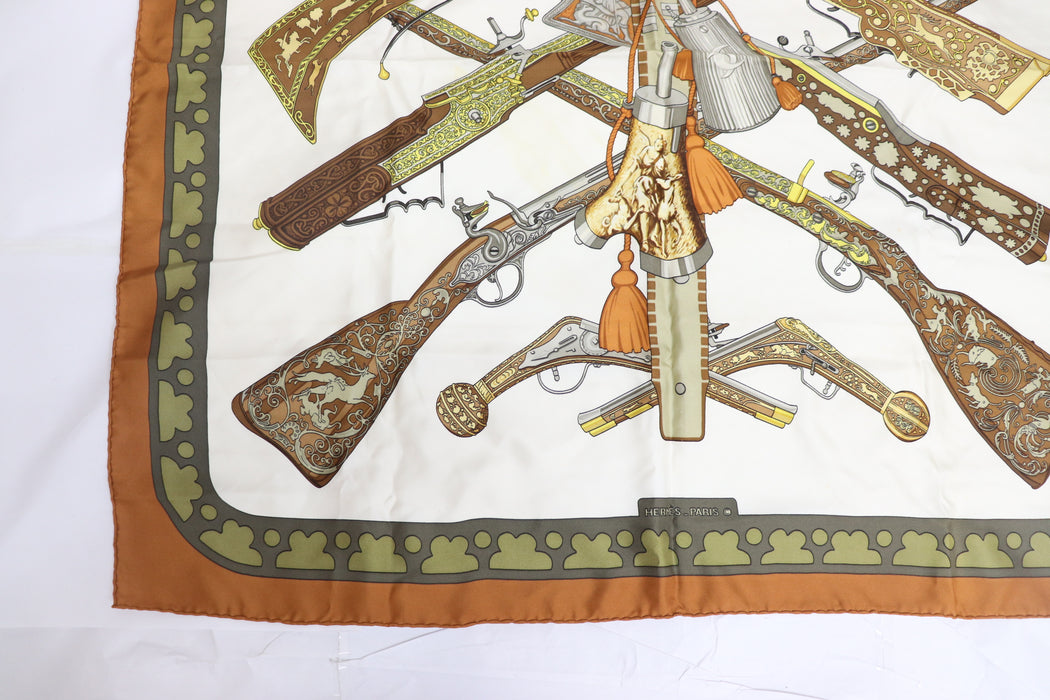 Hermes Carre 90 Silk Scarf "DIANE" From Japan 123 6430229 - World Quickdo
