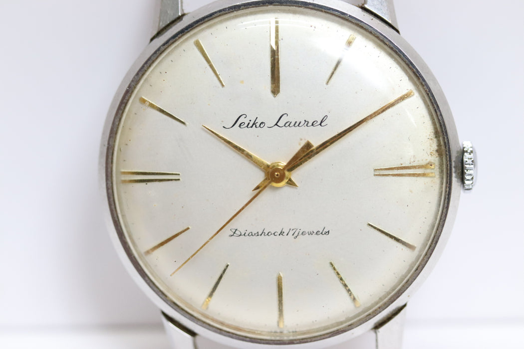 Seiko Laurel Manual Watch J14047 34mm From Japan 092 6432705 - World Quickdo