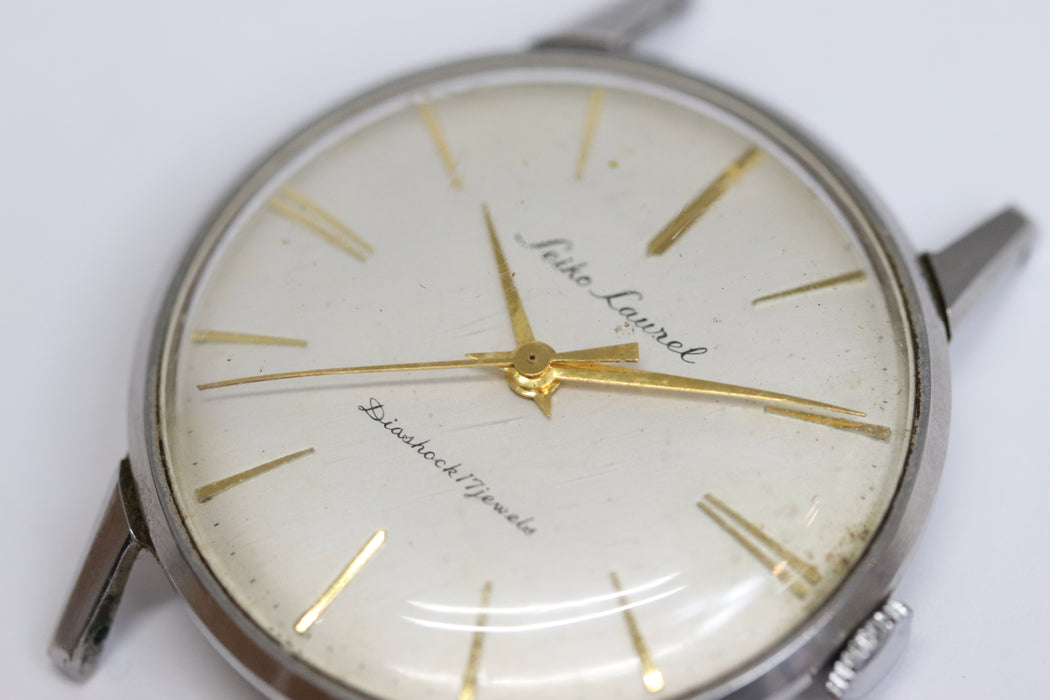 Seiko Laurel Manual Watch J14047 34mm From Japan 092 6432705 - World Quickdo
