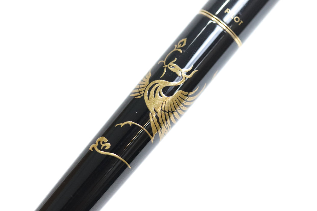 PILOT Maki-e Phoenix Fountain Pen 14k Nib With Case From Japan 092 6432707 - World Quickdo