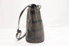 Celine Macadam Drawstring Shoulder Bag Black From Japan 054 6433009 - World Quickdo