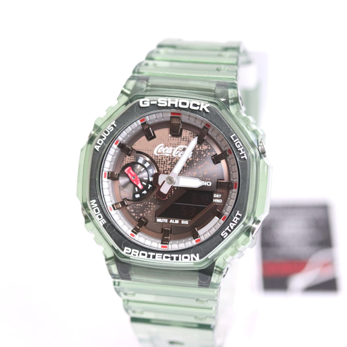 Casio G-Shock x Coca-Cola Analog/Digital Watch GA-2100CC From Japan 087 6433214