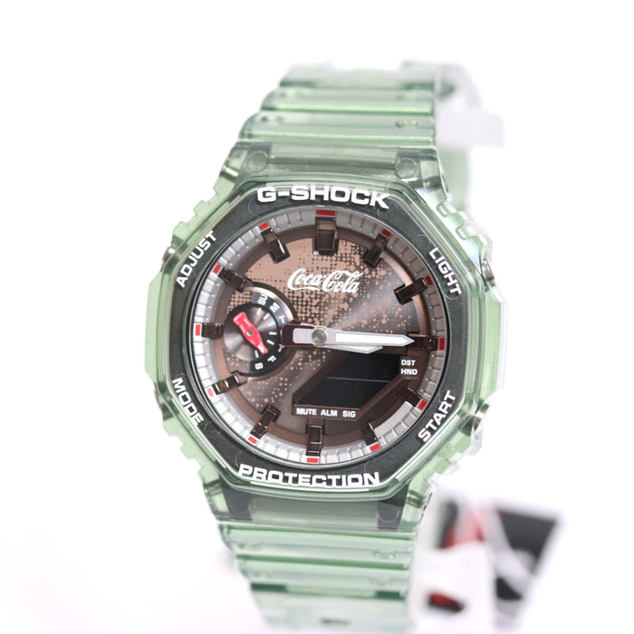 Casio G-Shock x Coca-Cola Analog/Digital Watch GA-2100CC From Japan 087 6433213