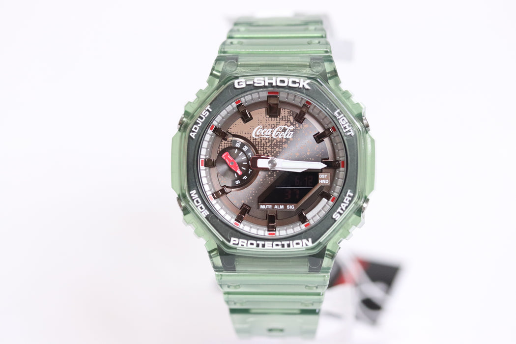 Casio G-Shock x Coca-Cola Analog/Digital Watch GA-2100CC From Japan 087 6433213