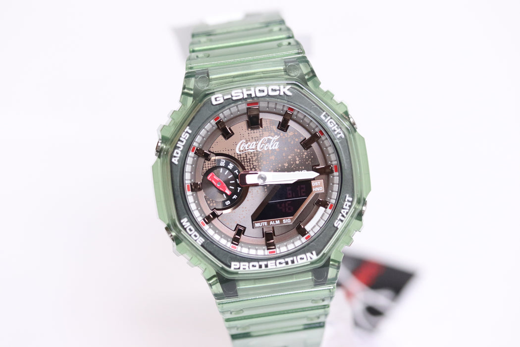 Casio G-Shock x Coca-Cola Analog/Digital Watch GA-2100CC From Japan 087 6433213