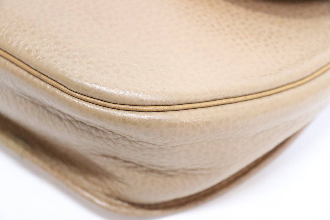 Christian Dior Logo Leather Shoulder Bag From Japan 002 6433320