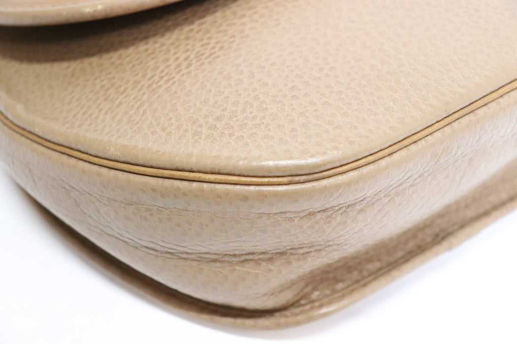 Christian Dior Logo Leather Shoulder Bag From Japan 002 6433320