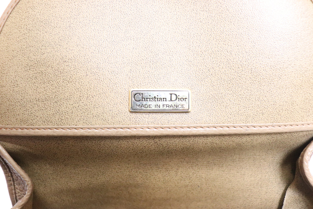 Christian Dior Logo Leather Shoulder Bag From Japan 002 6433320