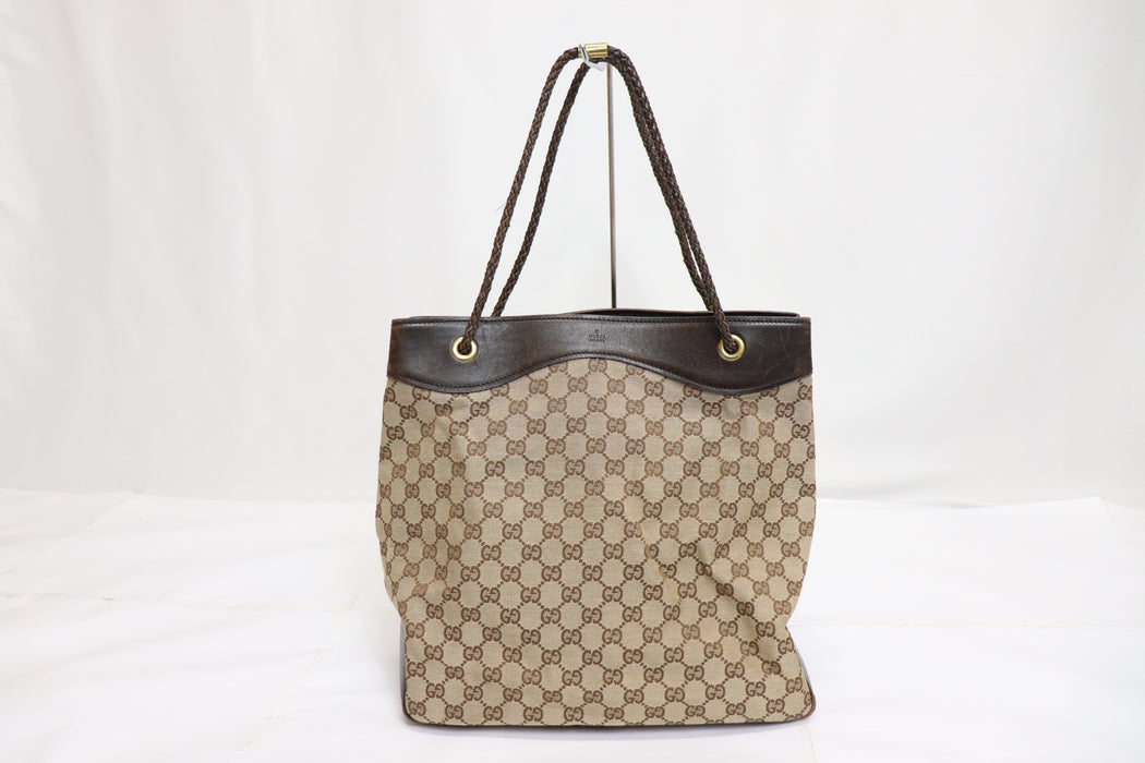 Gucci GG Canvas Tote Bag 109141 From Japan 002 6433345