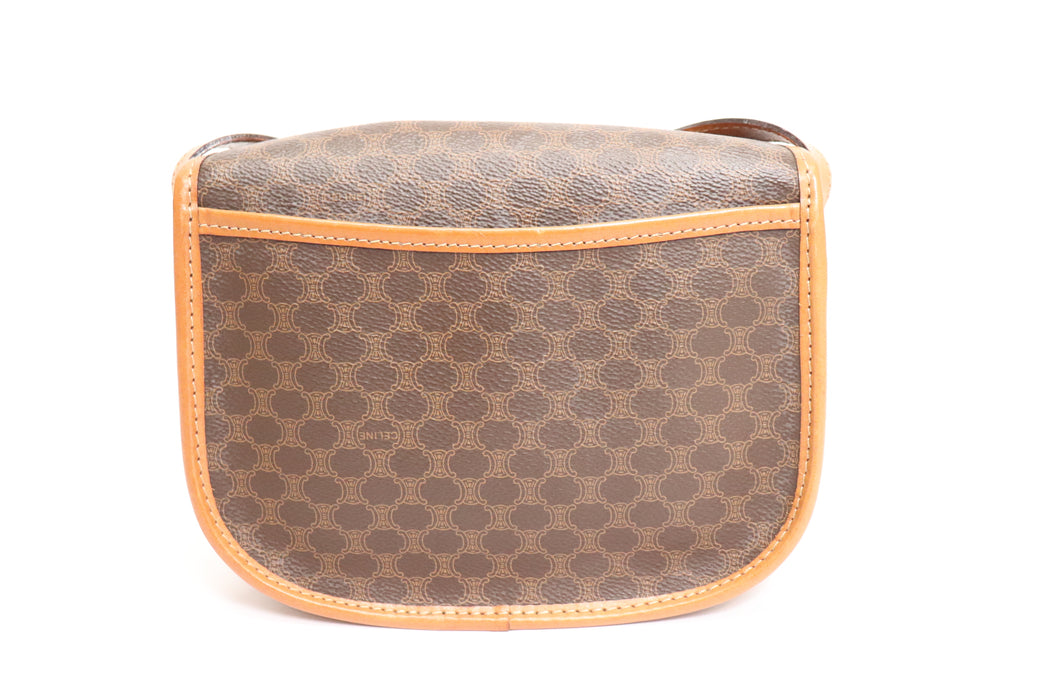 Celine Macadam PVC Leather Shoulder Bag From Japan 002 6433359