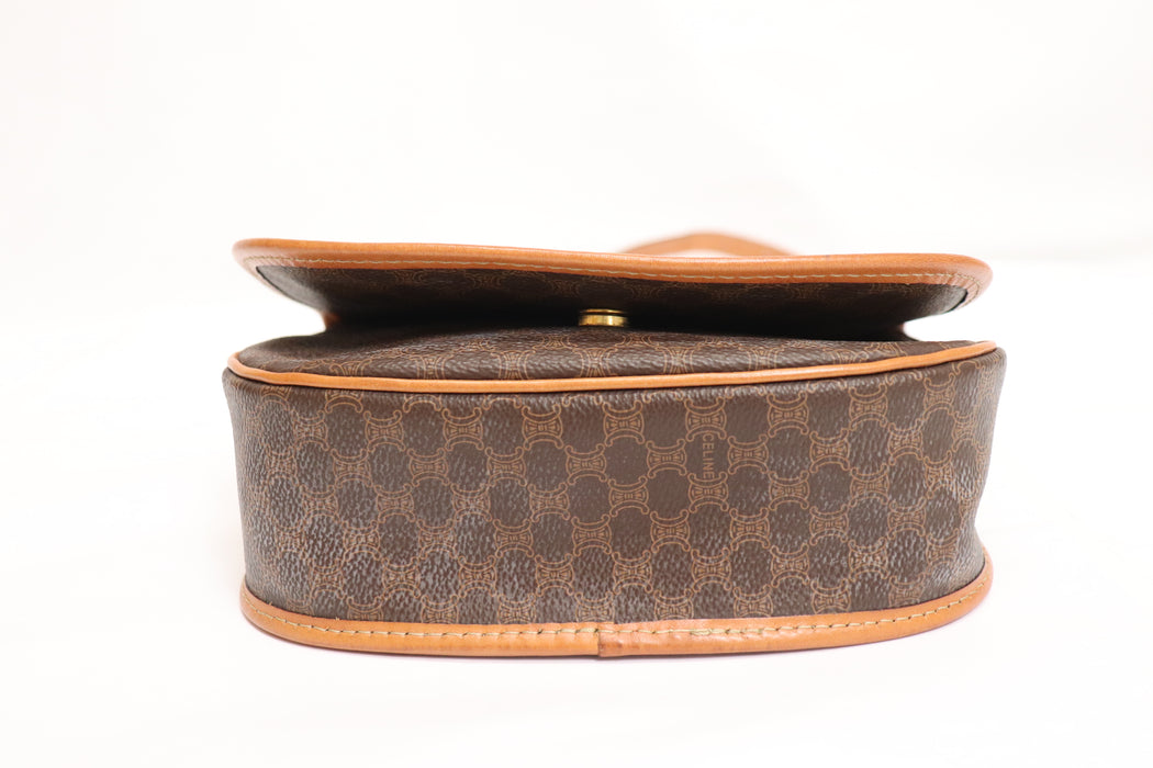 Celine Macadam PVC Leather Shoulder Bag From Japan 002 6433359
