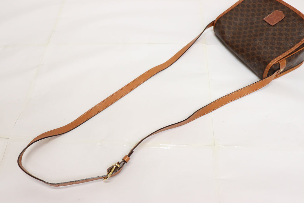 Celine Macadam PVC Leather Shoulder Bag From Japan 002 6433359